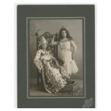 Patriotic Lady Liberty Costume Cabinet Photo