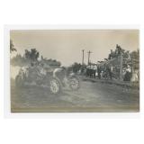 Dirt Track Auto Race Car RPPC Postcard