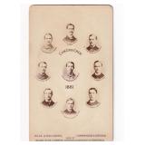 1881 Cambridge University Rowing Crew CDV Photo