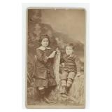 Girl with Prosthetic Hand CDV Photo