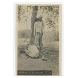 Mexican Revolution Lynching Hanging RPPC Postcard