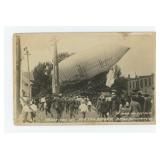 Friday the 13th for the Airship 1909 RPPC Postcard