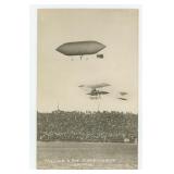 Paulhan & Roy Knabensnue Los Angeles 1910 RPPC