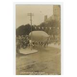 Strobel Airship Bryan Homecoming RPPC Postcard