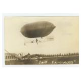 California Arrow Dirigible York Fairgrounds RPPC