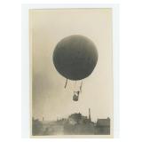 Gas Balloon Early Aviation Era RPPC Postcard