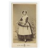 Victoria Lafontaine French Actress CDV Photo