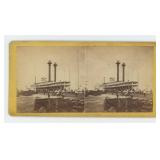 Steamer Natchez New Orleans Louisiana Stereoview