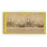 Steamer Savannah Missouri Stereoview