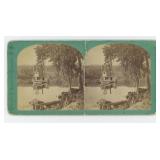 Steamer Andrew Johnson Steamboat Stereoview
