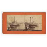 Thompson Dean Steamer Memphis Stereoview
