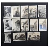 Mount Rushmore Construction RPPC Postcards