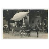 4th of July Zeppelin Parade Float RPPC Postcard