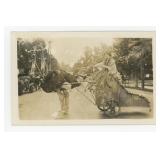 Pasadena California Ostrich Ranch RPPC Postcard