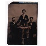 Saloon Owners Occupational Tintype Photo