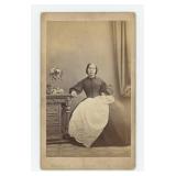 Mother and Post Mortem Baby CDV Photo