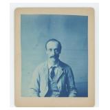 Max Karl Ernst Ludwig Planck Cyanotype Photo