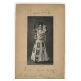 Walking Billboard Occupational Banner Lady Photo