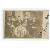 The Sympathy Boys Jazz Band RPPC Postcard