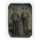 Occupational Musicians Tintype Photo