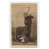 Cornet Musician Occupational CDV Photo