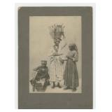 Black Caribbean Milk Seller Vendor Cabinet Photo