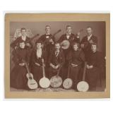 Banjo Mandolin Guitar Band Cabinet Photo