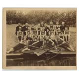 Harvard University Rowing Team Cabinet Photo
