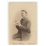 Salvation Army Brass Bandsman Cabinet Card Photo