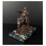 Charles M Russell Friar Tuck Bronze
