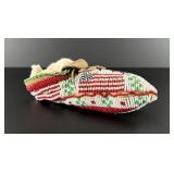 Native American Indian Beaded Ceremonial Moccasin