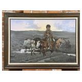 Marvin Enes Whiskey Basin Traders Painting