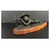 Terry Murphy Buffalo Hunter Bronze