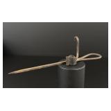 Antique Varney Butte Montana Miners Candlestick