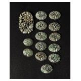 Collection of Chinese Carved Jade Panels