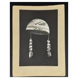 Yurok Indian Womans Basketry Cap Hat Photo