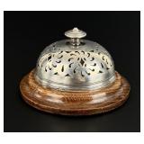 Victorian Sterling Silver Hotel Desk Table Bell