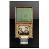 California Miners Gambling Daguerreotype Photo