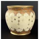 Nippon Porcelain Swastika Orientalist Pattern Jar