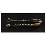 Sterling Silver Sugar Pickle Tongs