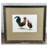 Richard Greeves Brown Leghorn Chickens Painting
