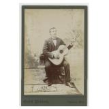 Occupational Guitar Player Cabinet Photo