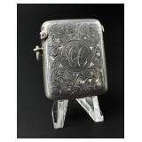 Edwardian Sterling Match Safe Vesta Case