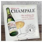 Sparkling Champale Tin Thermometer Sign