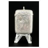 Edwardian Sterling Match Safe Vesta Case