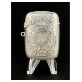 1923 Sterling Match Safe Vesta Case