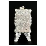 Edwardian Sterling Match Safe Vesta Case