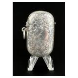 Edwardian Sterling Match Safe Vesta Case