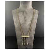 Yemeni Silver Hirz Prayer Amulet Necklace