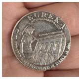 Eureka California Mr B Casino Silver Token